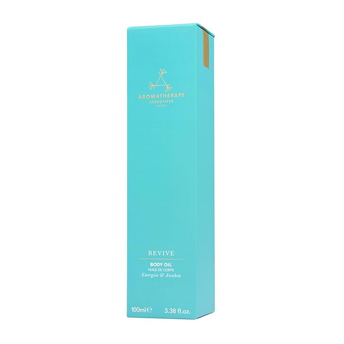 Aromatherapy Associates Revive Body Oil. A Luxurious Oil for an Energized and Nourished Body. Essential Oils Promote Healthy Micro-Circulation and Soften Skin (3.4 fl oz)-Velvo Beauty
