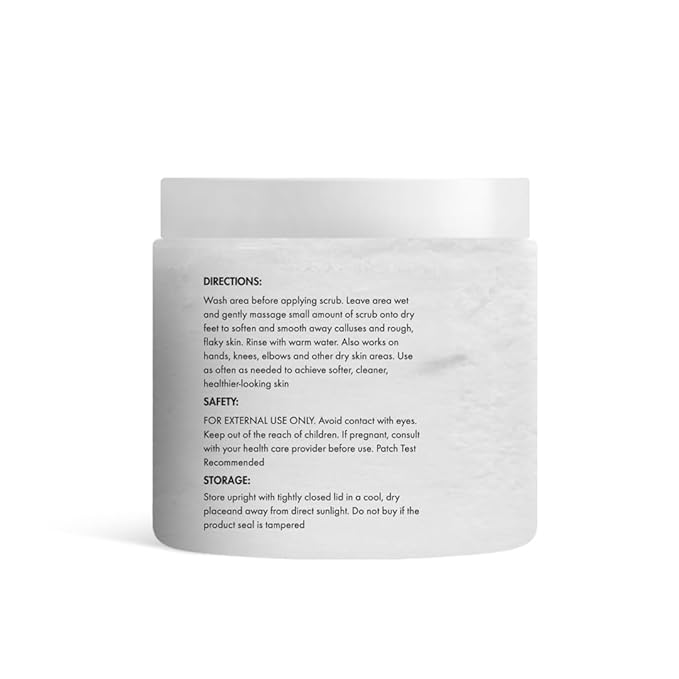 MAJESTIC PURE Tea Tree Foot & Body Scrub with Tea Tree Oil, Exfoliating Salt Scrub to Exfoliate & Moisturize Skin, Deep Cleansing - 10 oz-Velvo Beauty