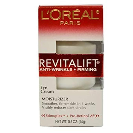 Loreal Revitalift Eye Cream 0.5 Ounce (14ml) (2 Pack)-Velvo Beauty