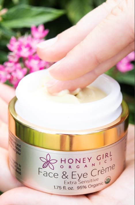 Honey Girl Organics Extra Sensitive Face and Eye Creme, 1.75 Fluid Ounce-Velvo Beauty