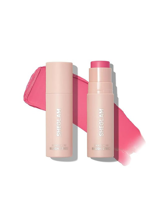 SHEGLAM Snatch N Cream Blush Stick Longlasting High Pigment Blush for Cheeks - Midnight Hour-Velvo Beauty