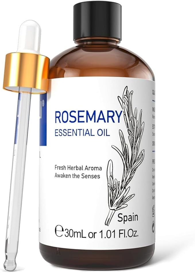 HIQILI Rosemary Essential Oil, for Hair Growth, Scalp, Add to Shampoo & Conditioner, 100% Pure & Natural - 1 FI Oz-Velvo Beauty