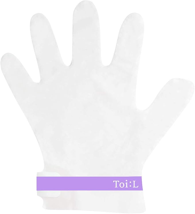 Toi:L Extra Silky Hand Mask 5 Pairs, Korean Moisturizing Gloves for Dry Hands with White Truffle, Green Caviar & Peptides, Repairing and Softening Hand Care Treatment for Aging, Cracked, and Dry Skin-Velvo Beauty