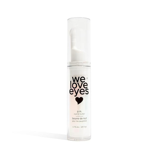 We Love Eyes - P.M. Eyelid Butter - Night time eye cream to lock moisture in while you sleep. Improve fine lines, dark circles, & puffy eyes while asleep-Velvo Beauty