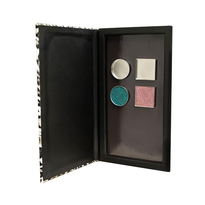 50 Pcs Empty Square Metal Pans, Makeup Palette Pans for Eyeshadow Magnetic Cosmetic Palette Size 26mm (Square - 50 Pcs)-Velvo Beauty
