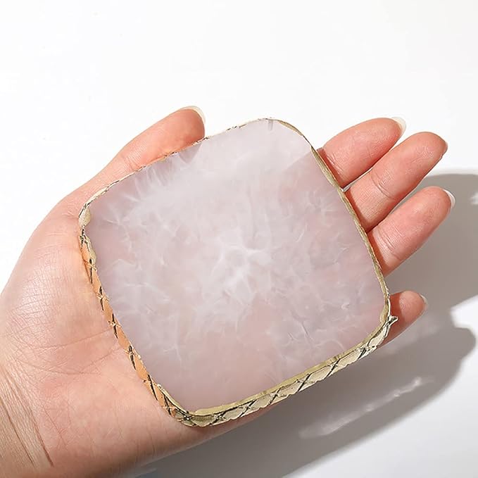 Square Nail Art Palette Painting Makeup Palette Tray Cosmetic Nail Gel Polish Colors Mixing Pallet White-Velvo Beauty