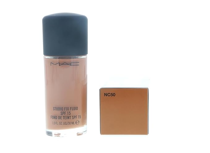 MAC 'Studio Fix' Fluid Foundation SPF 15#NC50-Velvo Beauty