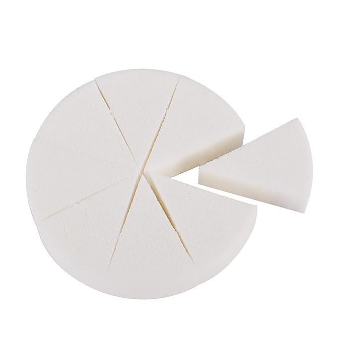 MEICOLY 6 Shades High Coverage Concealer,Tattoo Cover Palette,Cover Bruises, Tattoos, Age Spots, Vitiligo, Birthmarks,with 8 pcs White Makeup Sponges-Velvo Beauty