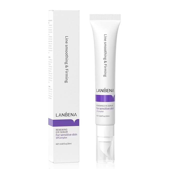 LANBENA Under Eye Cream, Retinol Eye Cream for Dark Circles and Puffiness, Daily Anti-Aging Under Eye Cream with Retinol & Hyaluronic Acid to Fight Fine Lines and Firm Skin (0.68 FL OZ)-Velvo Beauty