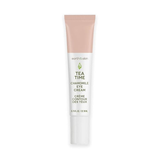 Earth To Skin Tea Time Chamomile Anti-Aging Eye Cream with Vitamin E and Vitamin C, Helps Repair & Revitalize (0.75 Fl Oz)-Velvo Beauty