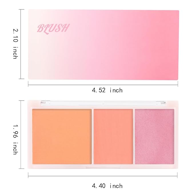 3 IN 1 Brown Nude Face Highlight Bronzer Powder Palette for Face Cheeks Contour Brightening, Buildable Matte Coverage Natural Makeup,Ultra Sculpt Nose Shadow Eyeshadow Primer-Orange-Velvo Beauty
