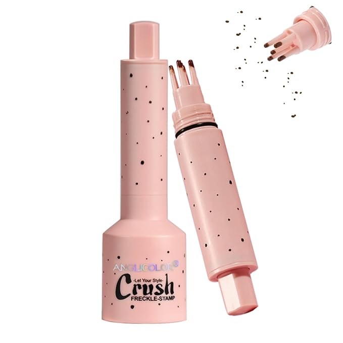 Faux Freckle Stamp, Freckle Pen Waterproof – Faux Freckles Maker for Natural Sun-Kissed Look, Quick-Dry & Long-Lasting, Easy One-Press Application, Cute & Trendy Gift for Women & Girls - 01 Light-Velvo Beauty