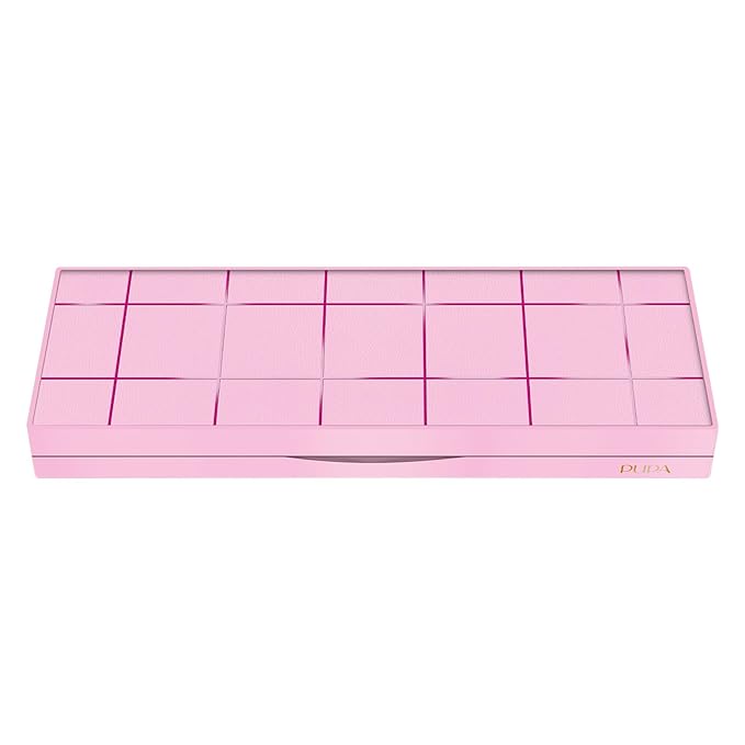 Pupa Milano Pupart S Makeup Palette, 002 Pink, 0.4 oz - Versatile Makeup Kit - Blush for Cheeks - Eyeshadow - Lip Gloss - Lip Cream - Face Makeup-Velvo Beauty