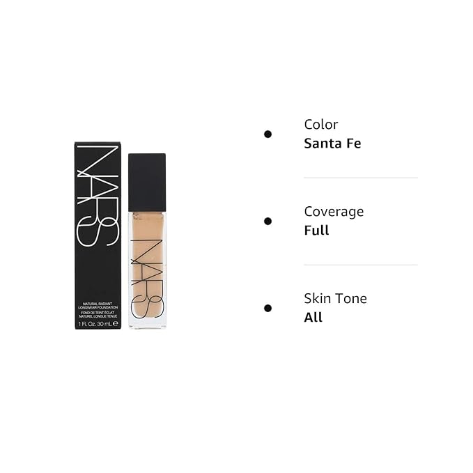 Natural Radiant Longwear Foundation - Santa Fe by NARS for Women - 1 oz Foundation-Velvo Beauty