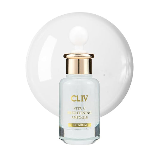 Vita C Brightening Ampoule Facial Serum | 85% Lemon Water | Skin Dullness Treatment | Vitamin Skincare |Skin Refreshing Serum | Korean Skincare (1.01 fl oz, 30ml)-Velvo Beauty