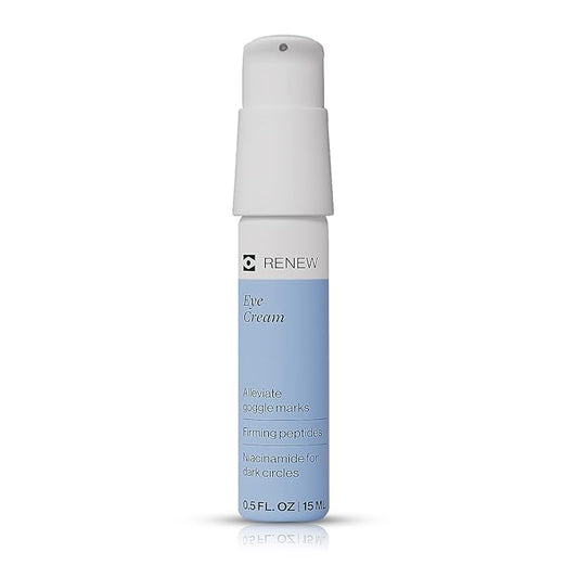 Dermasport Goggle Eye Cream for Swimmers - Moisturizer with Peptide-rich Brightening Complex for Men & Women Fights Anti-Aging Wrinkles, Dark Circles, Puffiness & Under Eye Bags (0.5 fl oz)-Velvo Beauty