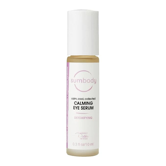 Natural Peptide Energizing + Eye Serum Reduces Puffiness, Fine Lines & Under Eye Bags Hydrating fragrance free Under Eye Treatment Roller ball massage, age-defying eye cream-Velvo Beauty
