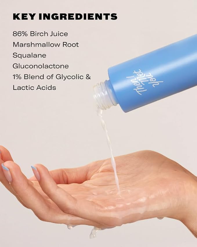 Then I Met You Birch Milk Refining Toner, Exfoliating & Hydrating Face Toner with Birch Juice, AHAs & PHAs, Vegan & Clean Skincare, 3.38 oz-Velvo Beauty