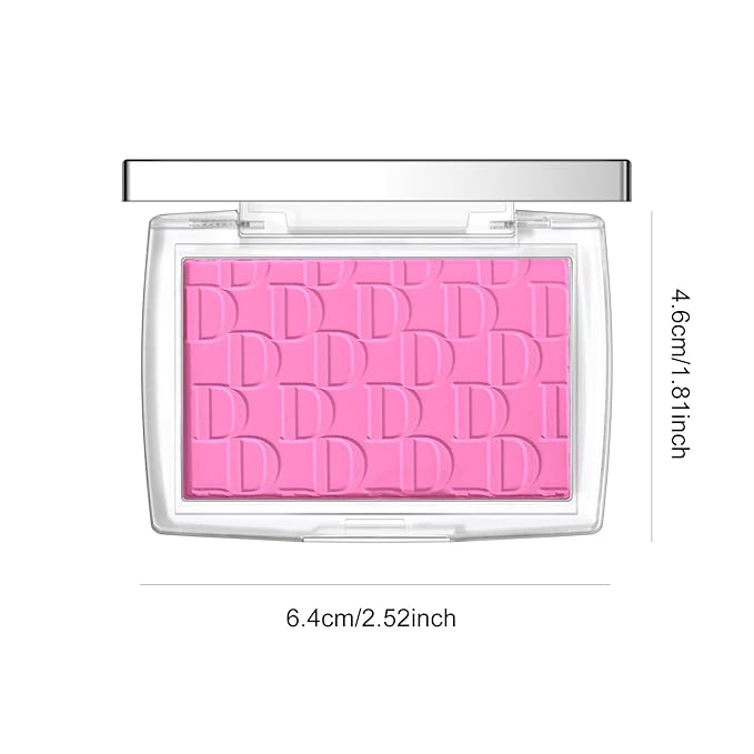 KYDA Pink Blush Powder, Make Up Pink Face Powder Face Blusher, Blendable Formula, Lasting Moisturizing, Ultra Fine Lightweight Texture-Velvo Beauty