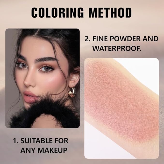 Buildable Matte Eyeshadow Makeup Palette Single - Nude Pink Shades | Creamy Pressed Powder for Easy Blending | Mini Travel Palette for Women | Everyday Natural Eye Makeup-Velvo Beauty