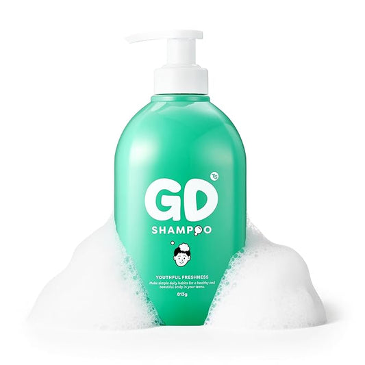 TS GD Shampoo for Teens | Korean Anti-Dandruff Shampoo for Oily & Itchy Scalp | Fruity Allergy-Free Scent | Sulfate-Free Gentle Hair Care (14.1 Oz)-Velvo Beauty