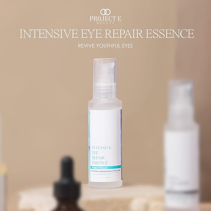 Project E Beauty Daily Skincare Routine | Gentle Cleansing | Foaming Cleanser | Moisturizing Daily | Hydrating Face Cream | Age Defender Eye Cream (Eye Essence)-Velvo Beauty