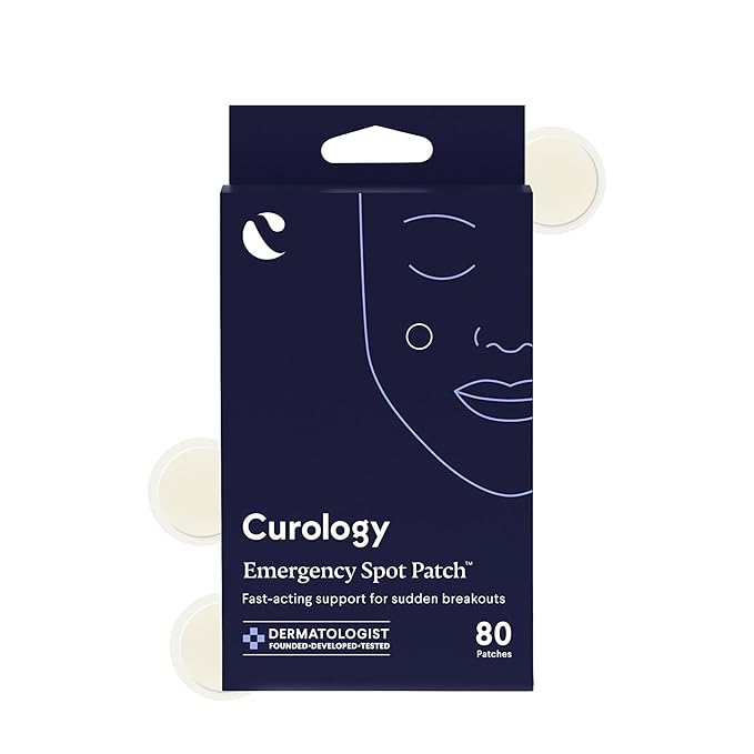 Curology Emergency Spot Pimple Patches for Face, Hydrocolloid Pimple Patches Fast-Acting, 80 Count-Velvo Beauty