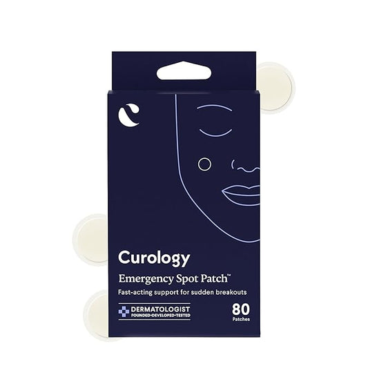Curology Emergency Spot Pimple Patches for Face, Hydrocolloid Pimple Patches Fast-Acting, 80 Count-Velvo Beauty