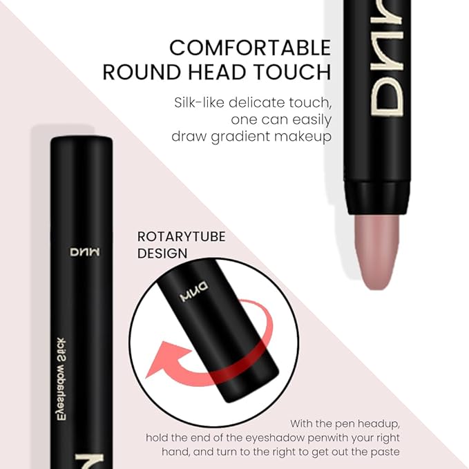 Kaely 2Pcs Cream Eye Shadow Sticks for Older Women, Stone Matte & Putty Matte Natural Eyeshadow Pencil Pens Waterproof, sombras en crema para ojos, 22+23