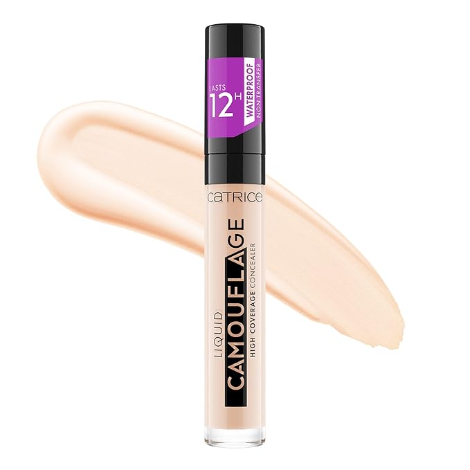 Catrice | Liquid Camouflage High Coverage Concealer | Ultra Long Lasting Concealer | Oil & Paraben Free | Cruelty Free (001 | Fair Ivory)-Velvo Beauty