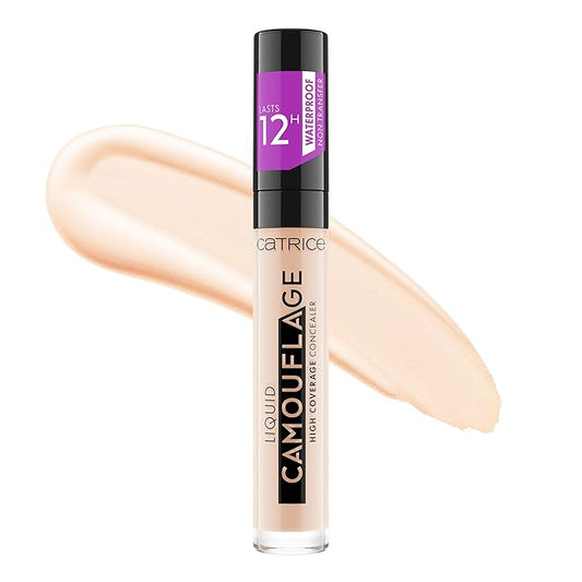Catrice | Liquid Camouflage High Coverage Concealer | Ultra Long Lasting Concealer | Oil & Paraben Free | Cruelty Free (001 | Fair Ivory)-Velvo Beauty