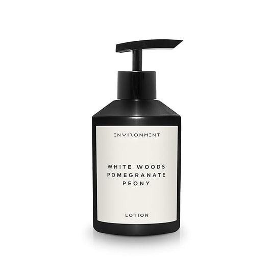 ENVIRONMENT Inspired by 5-Star Hotels ARH Lotion, 300ml Luxury Scented Lotion (White Woods | Pomegranate | Peony) Bathroom Luxury, Men & Women High-End Body Lotion, Hand Cream, Dry Skin Treatment-Velvo Beauty