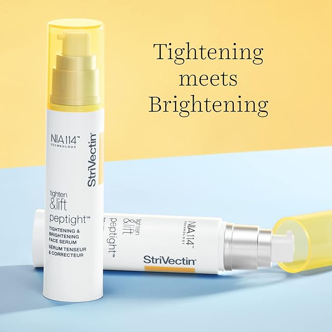StriVectin Tighten & Lift Peptight Tightening & Brightening Face Serum with Peptides for Even Skin Tone, 1.7 Fl Oz-Velvo Beauty