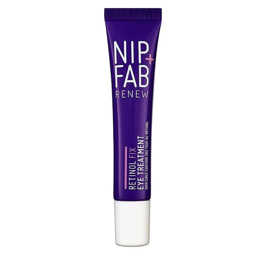Nip+Fab Retinol Fix Eye Treatment Cream 15 ml | Encapsulated Pure Retinol | De-puffs, Firms and Tackles Dark Circles | Vitamin C | Help Smooth Fine Lines | Ceramides and Hyaluronic Acid-Velvo Beauty