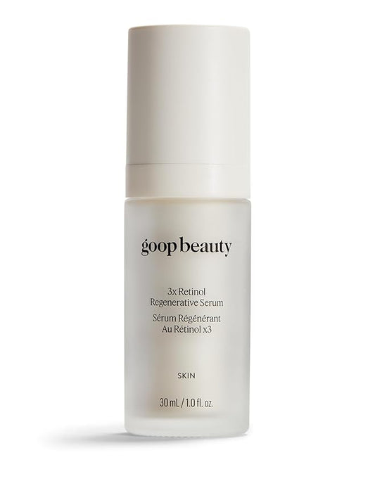 goop Beauty 3x Retinol Regenerative Serum | Face Serum to Reduce the Look of Deep Wrinkles, Pores, & Texture | Retinoids, Ceramides, & Niacinamide | 1 fl oz-Velvo Beauty