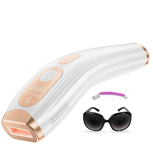 Laser Hair Removal, IPL Laser Hair Removal for Woman and Men Permanent, Hair Removal Device with 3.0 IPL Red Light Wave, Home Laser Hair Removal Device for Legs Armpits Back Bikini Body Use-Velvo Beauty