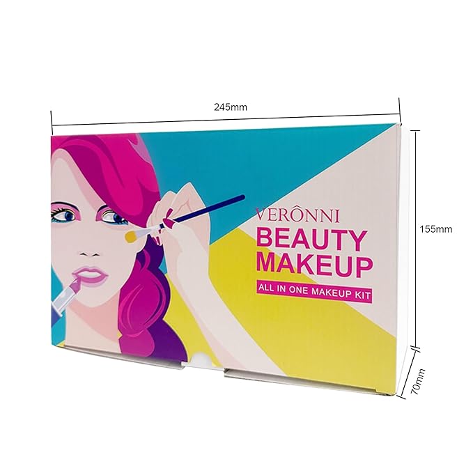 VERONNI All in One Makeup Kit,Eye Face Lips Makeup For Mother's Day,Multipurpose Women's Makeup Sets,Beginners and Professionals Alike (All in one makeup set)-Velvo Beauty