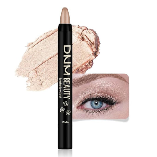 evpct Mocha Beige Shimmer Cream Eye Shadow Brightener Sticks Set for Eyes, Mocha Beige Shimmery Matte Pencil Eye shadow Applicator Stick Pen Palette Makeup Waterproof sombras en crema para ojos 14#-Velvo Beauty