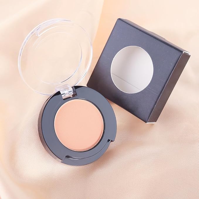 Monochrome Matte Eyeshadow Makeup Palette, Highly Pigmented Nude Eyeshadow Palette, Matte Pressed Powder Eyeshadow Makeup, Single Vegan Eye Shadow, Daily Evening Women Girls Eyes shadow Gift 8#-Velvo Beauty