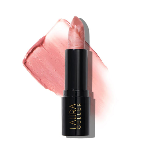 LAURA GELLER NEW YORK Italian Marble Sheer Lipstick - Berry Vanilla - Hydrating & Lightweight - Vitamin E & Caster Seed Oil - Cream Finish-Velvo Beauty