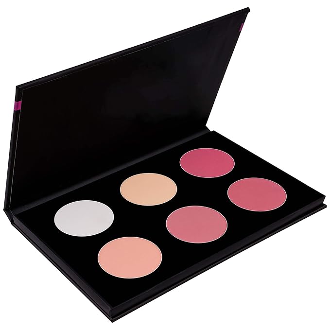 SHANY Cosmetics Shimmer & Matte Blush/Highlighter Face Palette - Layer 4 - Refill For The 6 Layer Mini Masterpiece Collection Makeup Set, Highlighter-Velvo Beauty