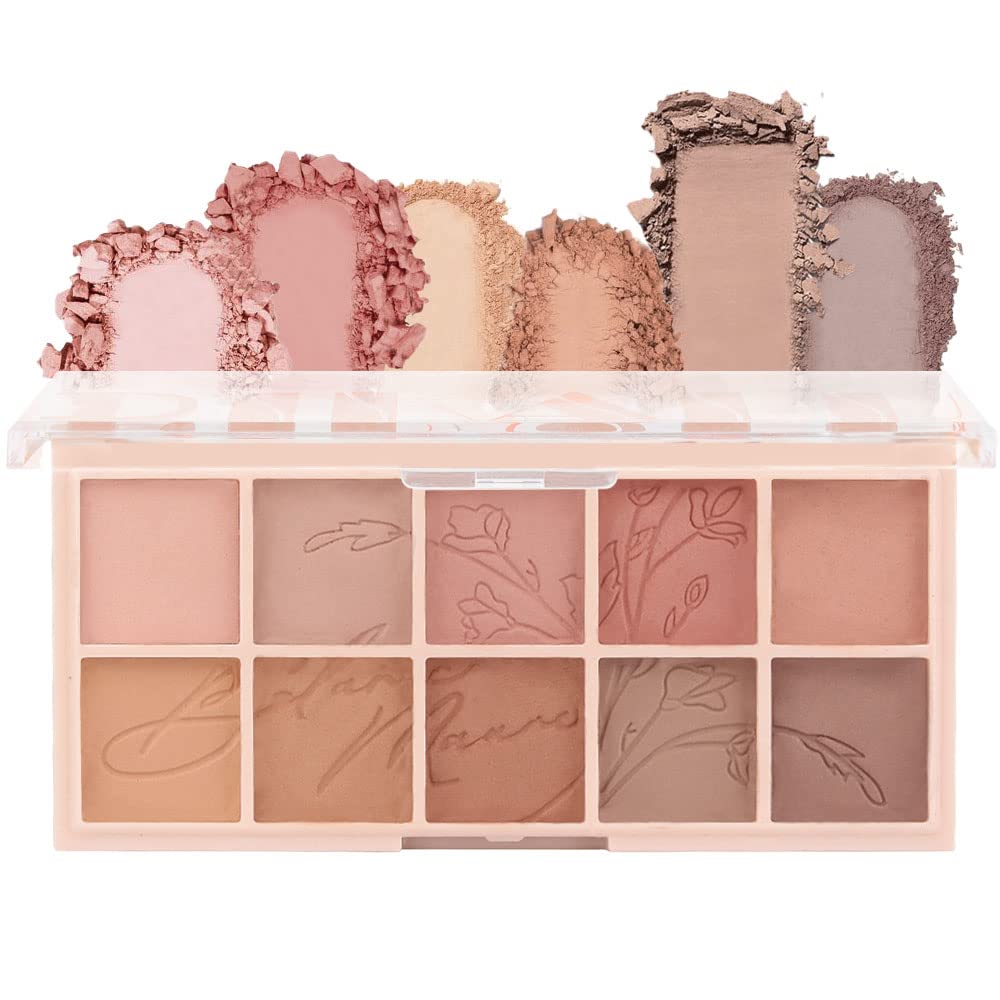 AMY'S DIARY 12Color Light Pink Purple Eyeshadow Palette, Long-Lasting, and Highly Pigmented. Elevate Your Eye Makeup– Unleash Your Unique Style (Nude Pink)-Velvo Beauty