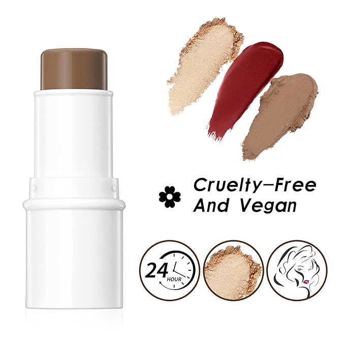 Contour Stick, Face Concealer Stick, Bronzer Facial Repair 3D Wonder Stick Face Body Shading Stick Foundation Cream (03 Contour Stick)-Velvo Beauty