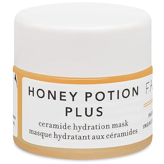 Farmacy Hydrating Face Mask - Honey Potion Plus Nourishing Skincare Facial Mask with Niacinamide, Ceramides + Pro-Vitamin B5 to Protect + Replenish Moisture Barrier (9ml)-Velvo Beauty