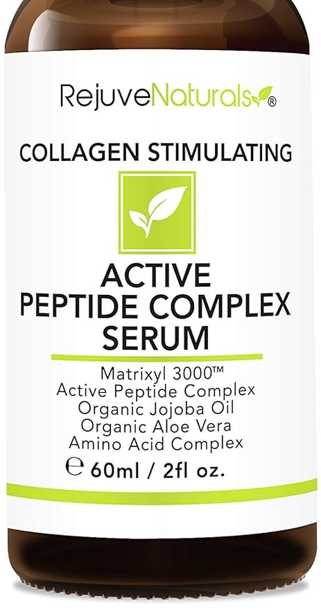 Peptide Complex Serum with Matrixyl 3000 (2 oz, Double-Sized) Minimizes Look of Fine Lines & Deep Wrinkles, Crow's Feet, Crepey Skin. Lightweight Anti Aging Moisturizer for Face & Neck-Velvo Beauty