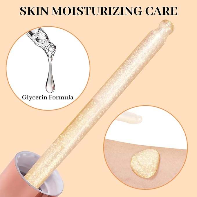 UCANBE Hydrating Body Shimmer Face Glitter Highlighter Makeup Liquid Glow Lotion for Women Holographic Luminizer for Hair for Valentine's Day Gifts (Champagne Gold - 01)-Velvo Beauty