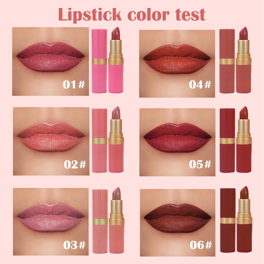 Nude Metallic Lipstick for Women,Lightweight Shimmer Frosted Lipstick,Glitter Lip Gloss Stain Long Lasting Waterproof Smudge Proof 24 Hour Full Coverage Lip Makeup,Vegan-Velvo Beauty