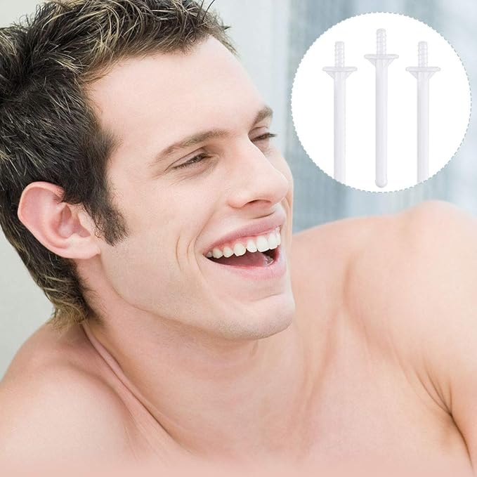 60 Pieces Plastic Wax Applicator Wands with Disposable Spatulas for Nose Hair Removal and Nostril Cleaning-Velvo Beauty