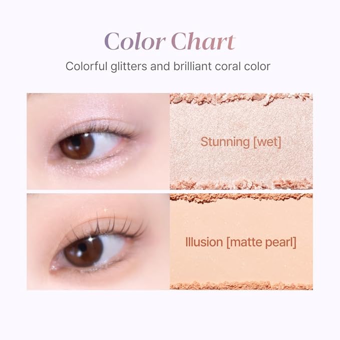 Espoir Real Eye Palette All New #4 Chandelier 0.17 oz | Multi-Use Long-Lasting Blendable 8 Colors Natural Glitter Soft veil matte Makeup Eyeshadow Palette for Various Makeup Looks | Korean Makeup-Velvo Beauty