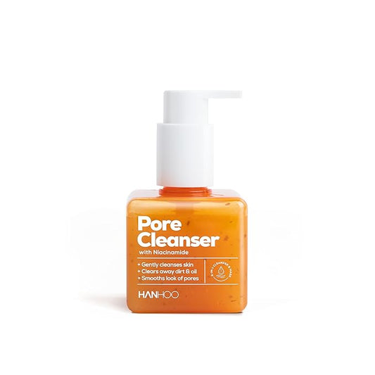 Hanhoo Pore Cleanser with Niacinamide, 6.76 Fl. Oz., 2-in-1 Facial Cleanser and Mask, with Niacinamide and Salicylic Acid, Clears Clogged Pores, Makeup-Remover, Exfoliating Face Wash, Korean Skincare-Velvo Beauty